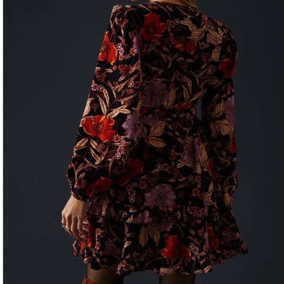 Anthropologie Pilcro Tiered Corduroy Dress - Picture 4 of 5